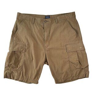 Levi‎ Strauss & Co Mens Size 40 W Dark Khaki Cargo Short Surplus Utility Cotton